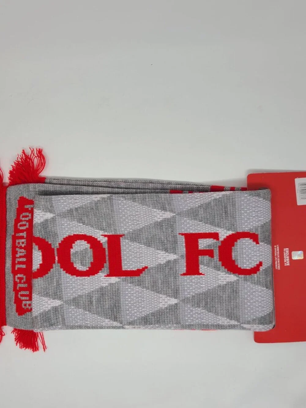 Liverpool FC Scarf Red Gray New Soccer